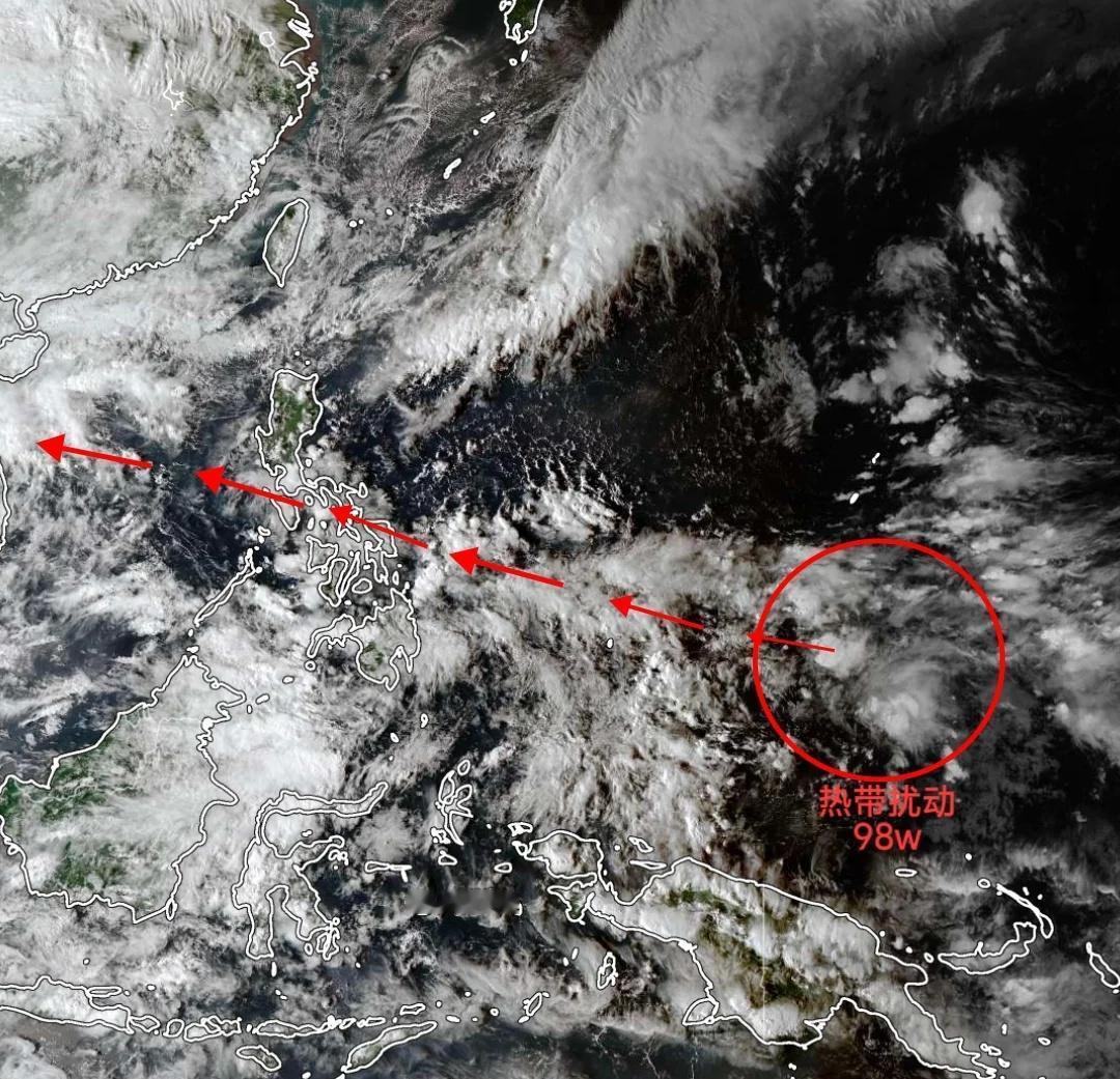 台风海鸥酝酿中,并将在3天后生成今天下午位于美国关岛偏南方向洋面的热带云团编扰