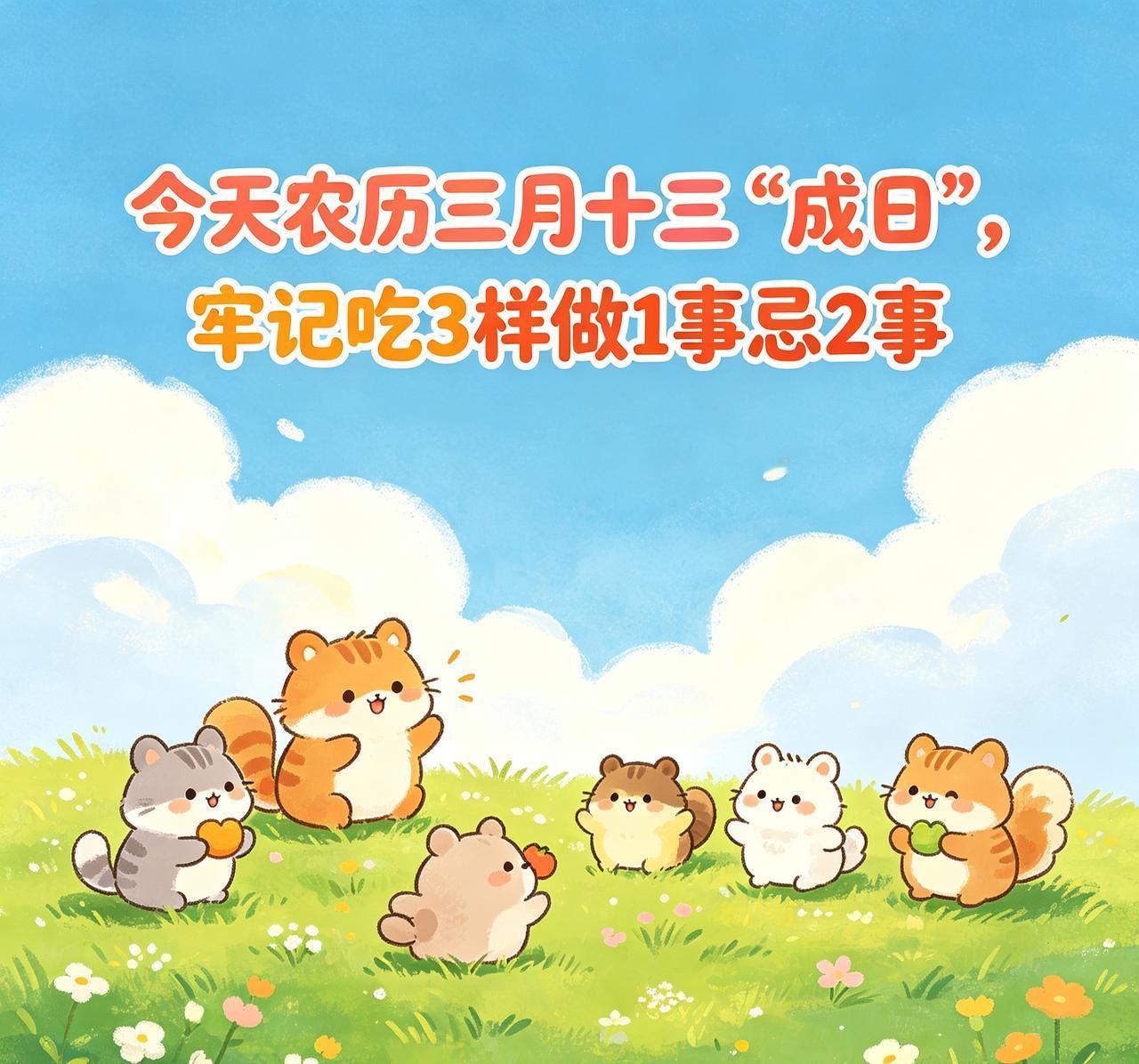 【4月29日农历三月十三“和合日”，牢记吃3样做1事忌2事】今天4月29日