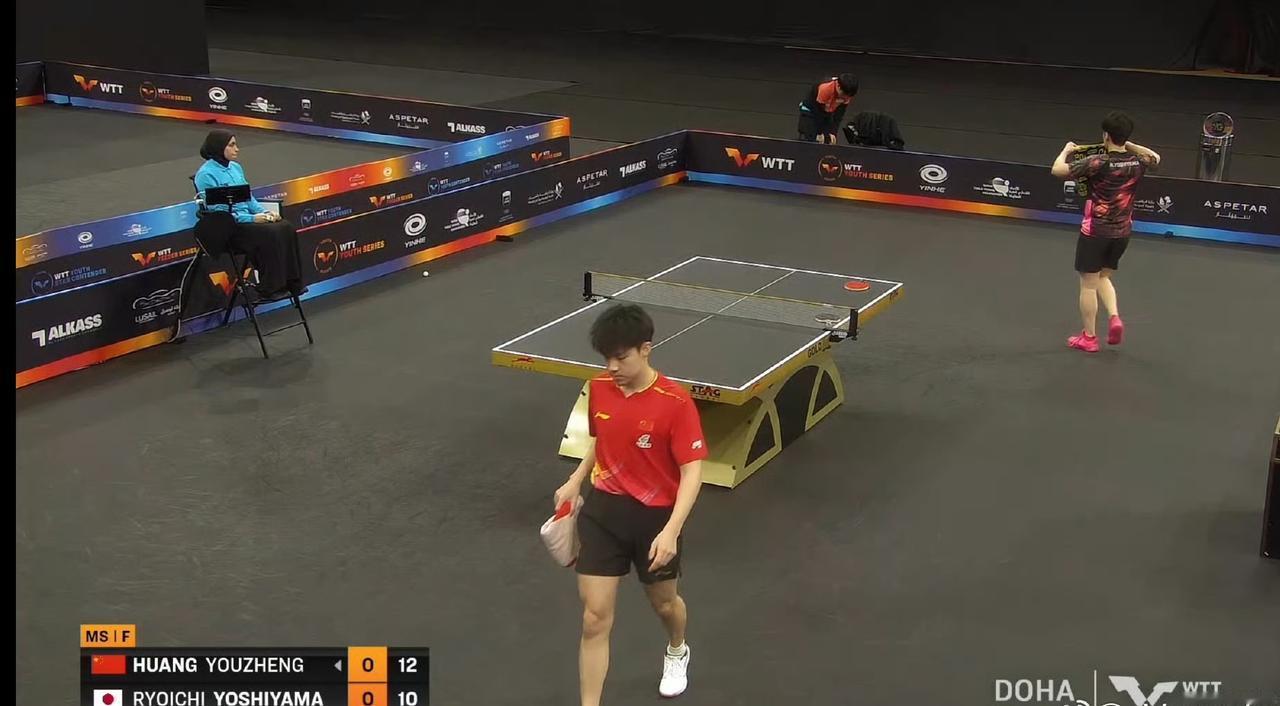遭遇战！黄友政🇨🇳对阵吉山僚一🇯🇵！这是2026WTT支线赛多哈站男