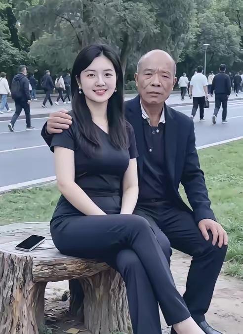 你觉得他们相差多少岁，是祖孙还是父母，还是？