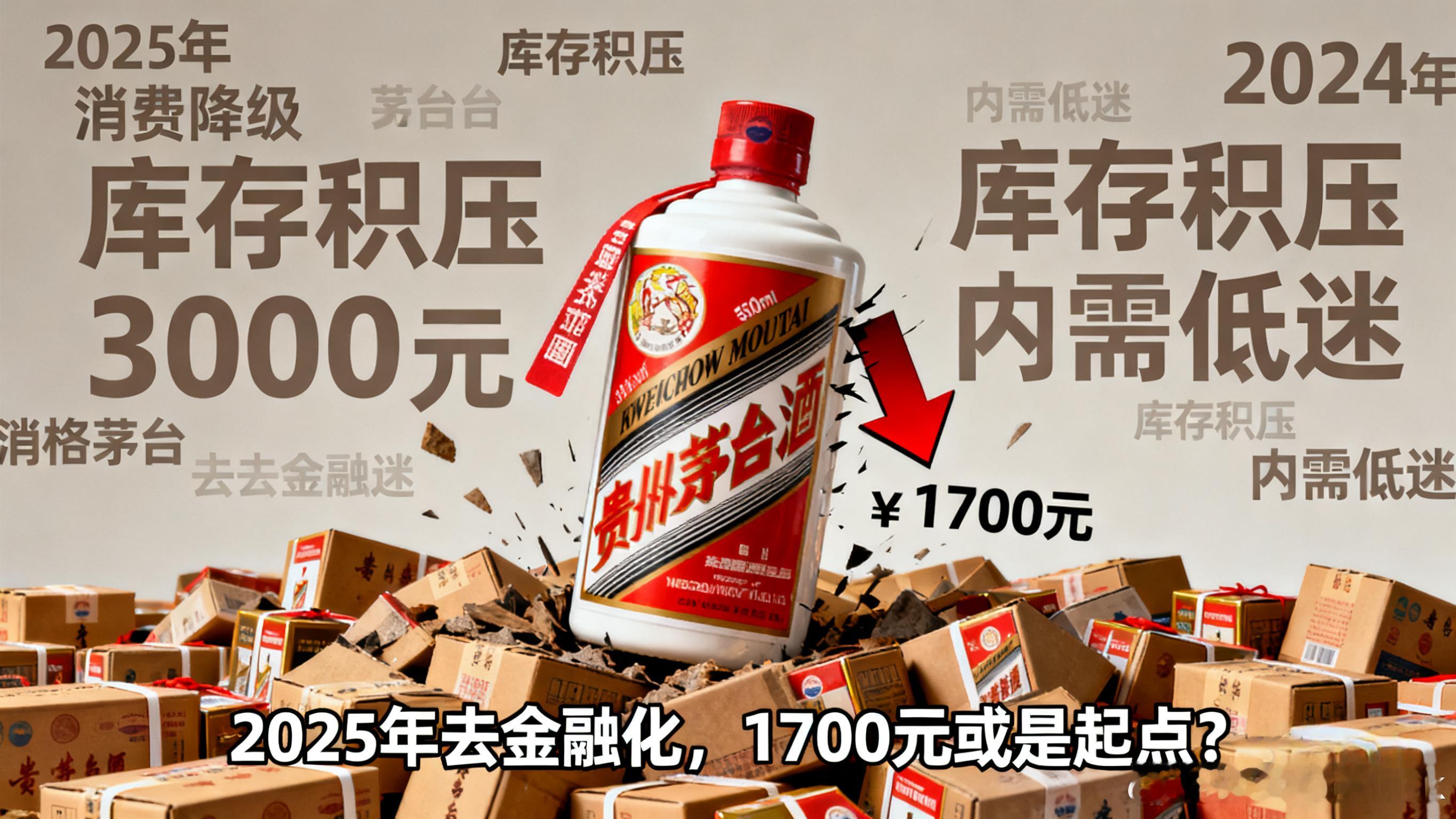 茅台价格四度腰斩启示录：金融泡沫退潮后，1700元仅是起点？从218元跌至10