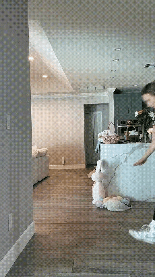 在家也不忘锻炼身体，难怪身材那么好高雅气质美女锻炼