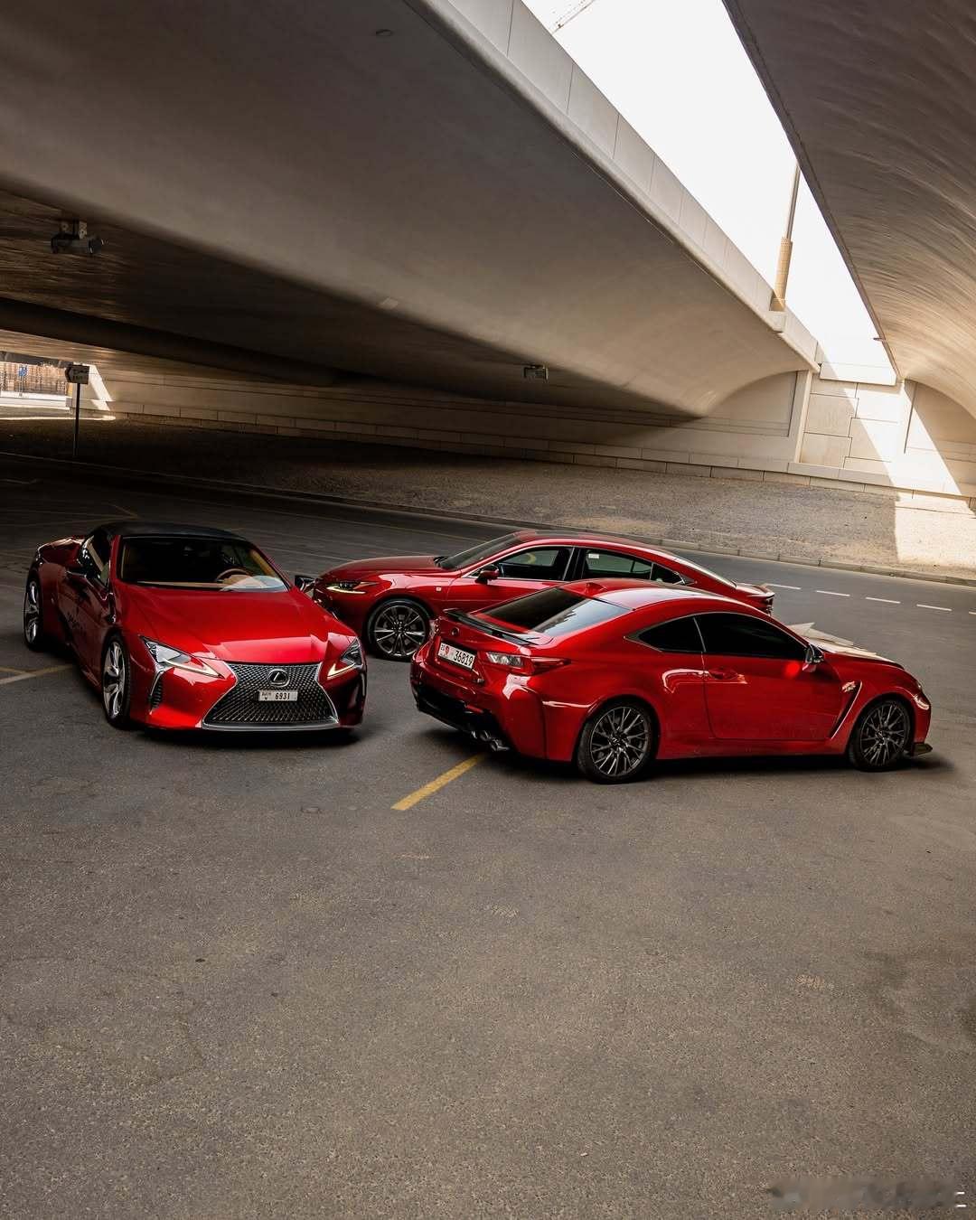 谁能懂这满堂红的快乐雷克萨斯每一台都是dreamcar​​​