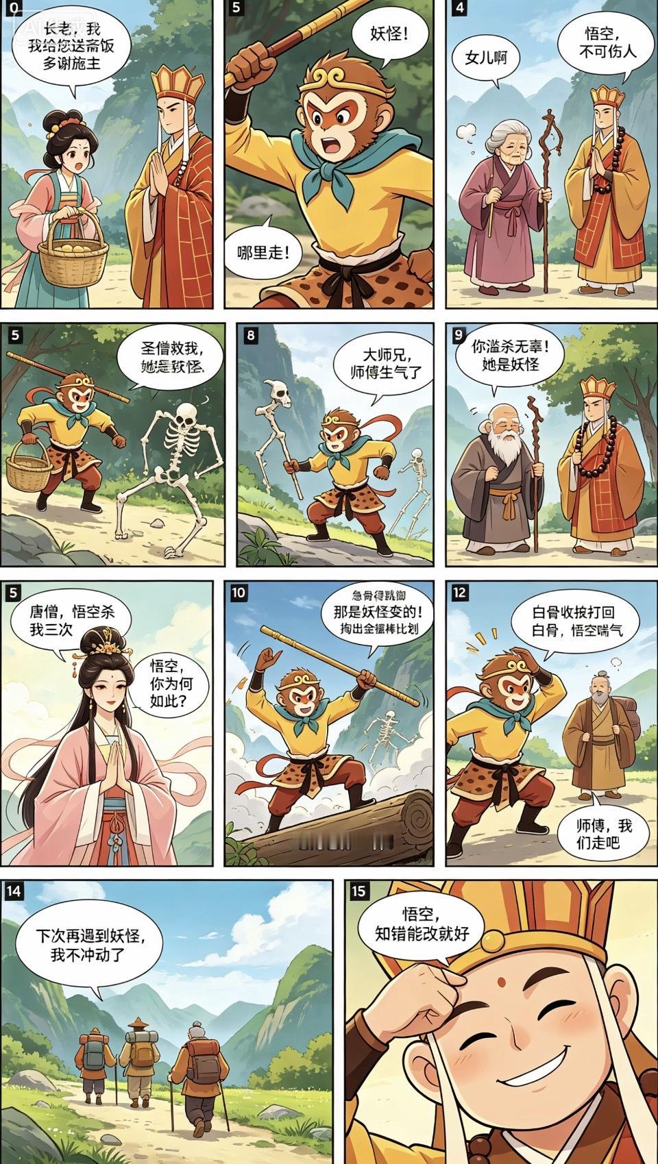 《西游记》趣味漫画，轻松幽默，带你重温经典！