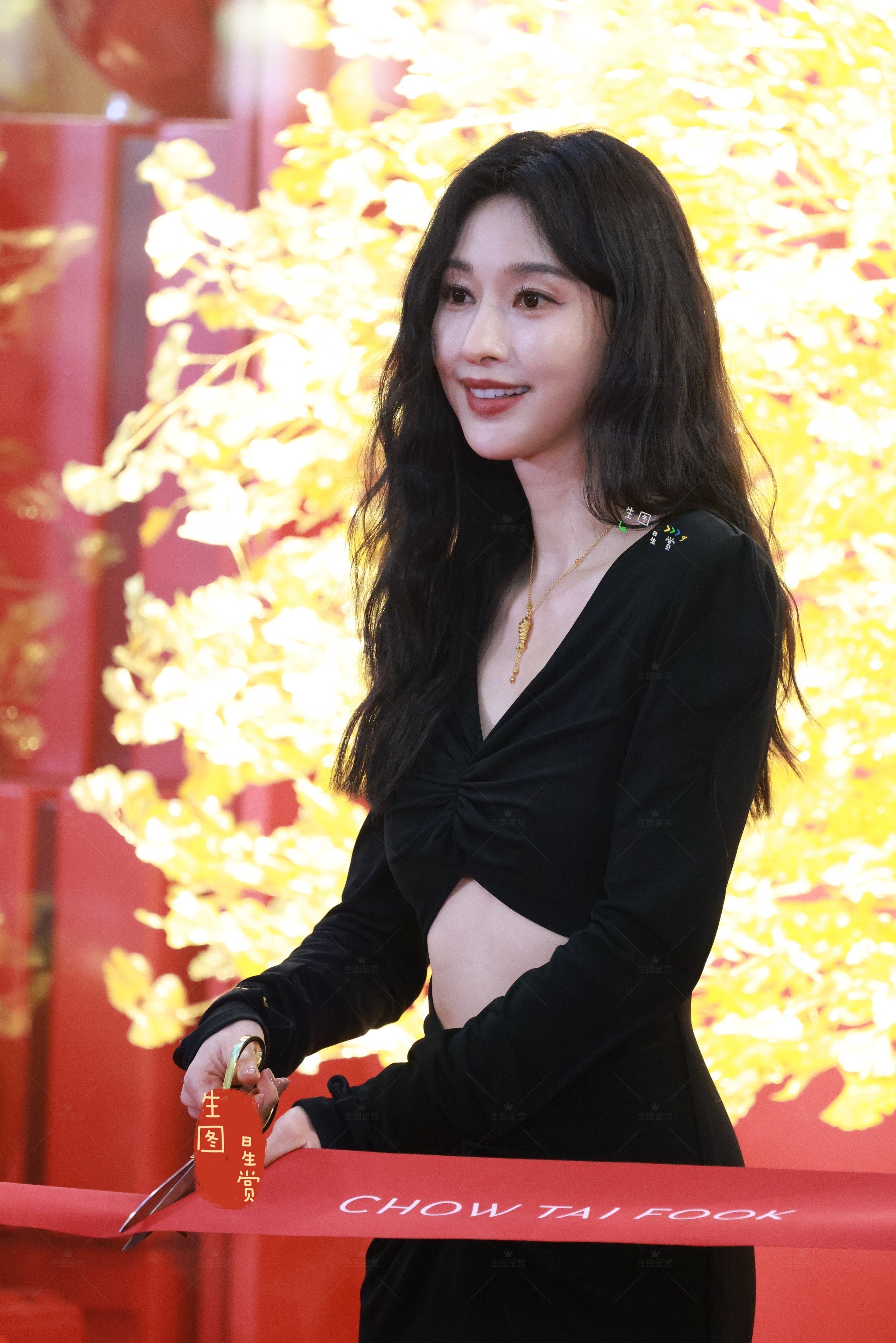 张俪250122成都品牌活动返图AllBlack女王气场好飒🖤