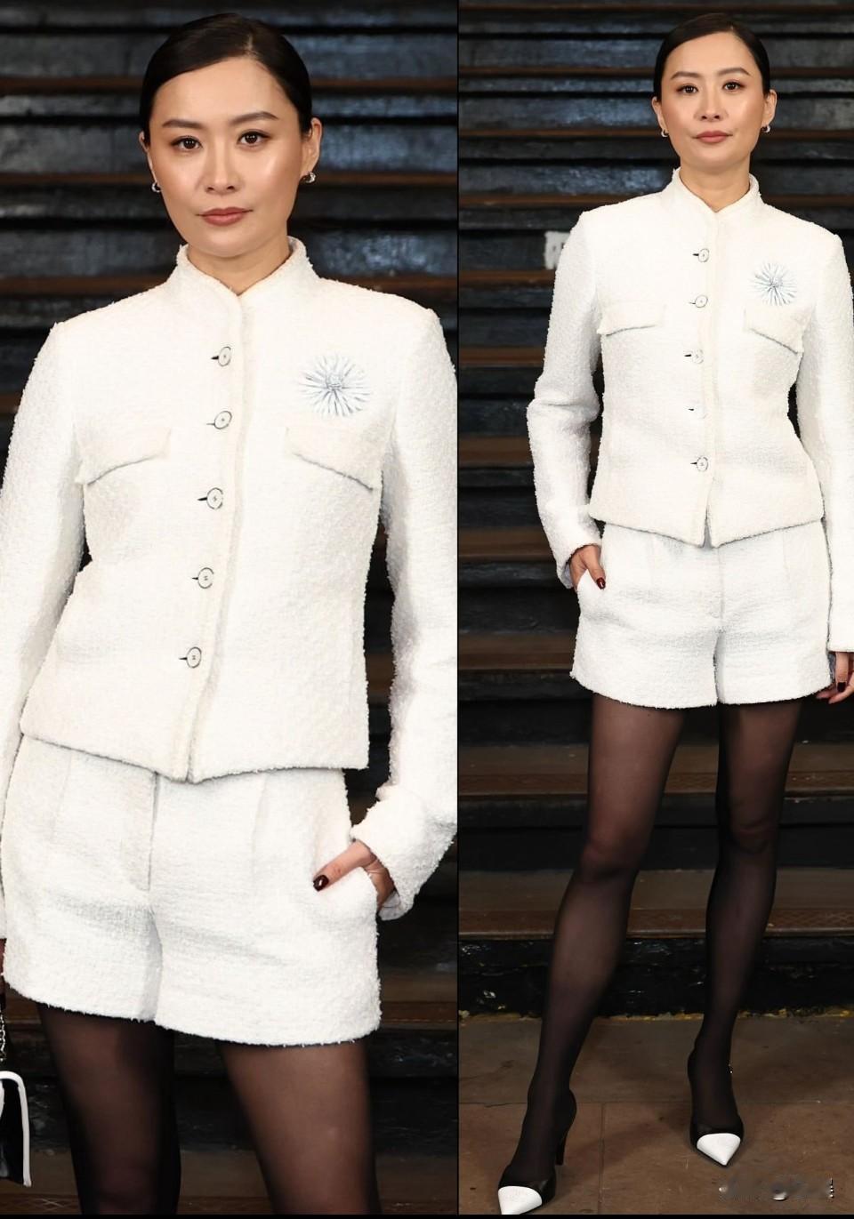 陈法拉亮相最新一季香奈儿高级手工坊大秀！！勇闯好莱坞后，时尚资源也升咖了。