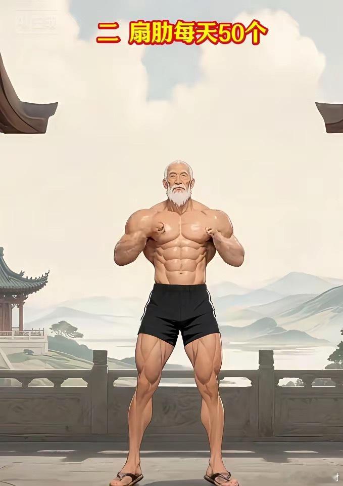 五脏最喜欢你做这5个动作。一、深蹲，每天50个，心脏越来越强。二、扇肋，每天50