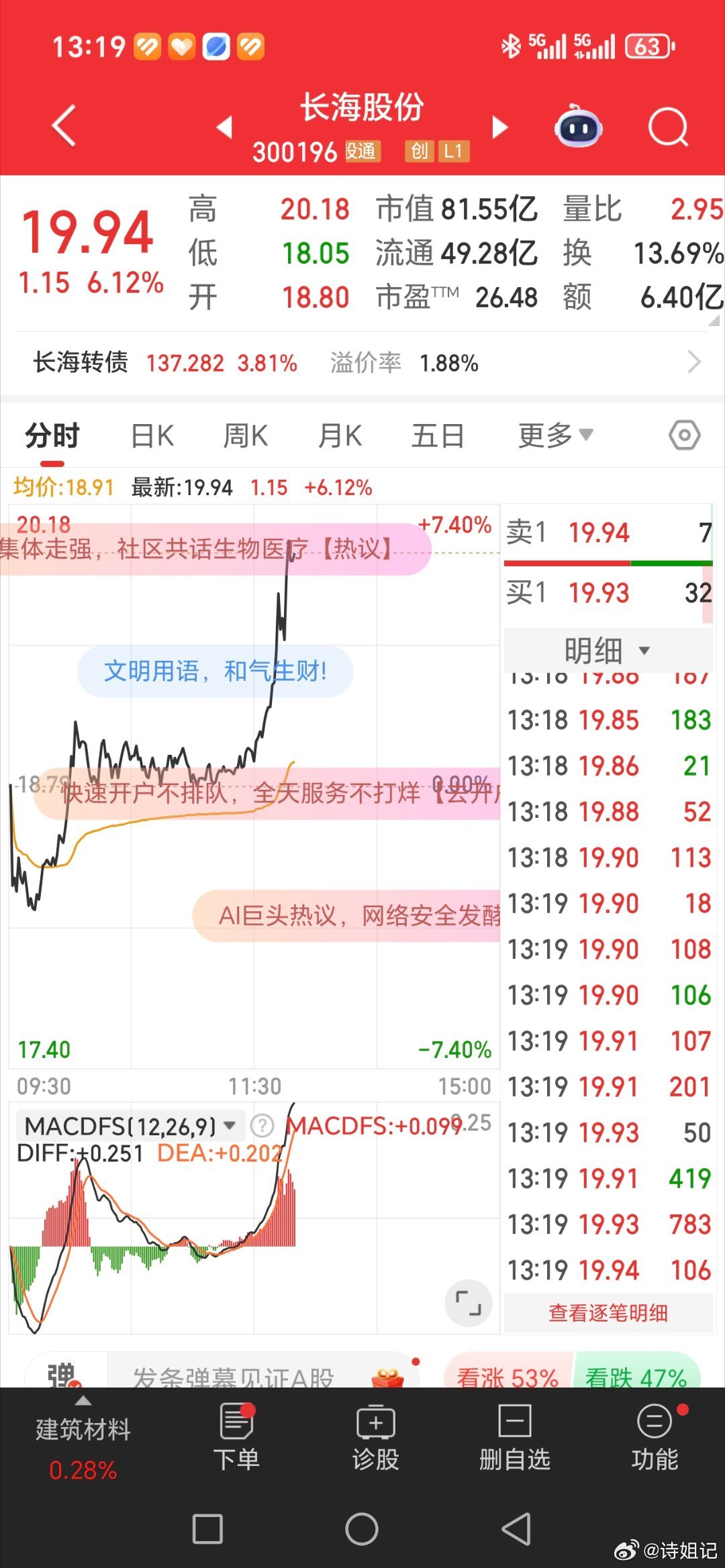 长海股份，，牛​​​