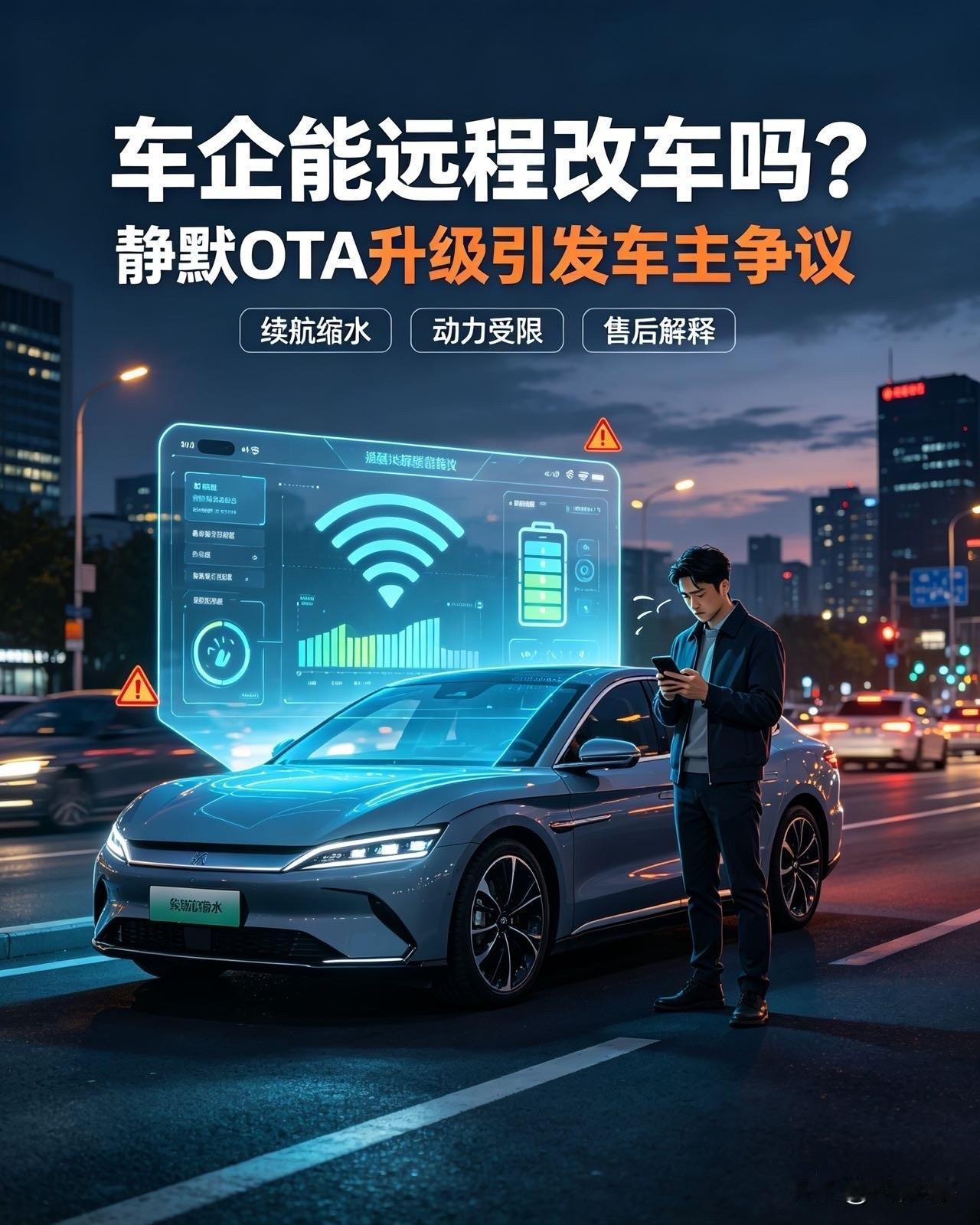 全款买车，车辆却不能完全自己说了算？OTA升级正在引发大量车主争议花十几万、