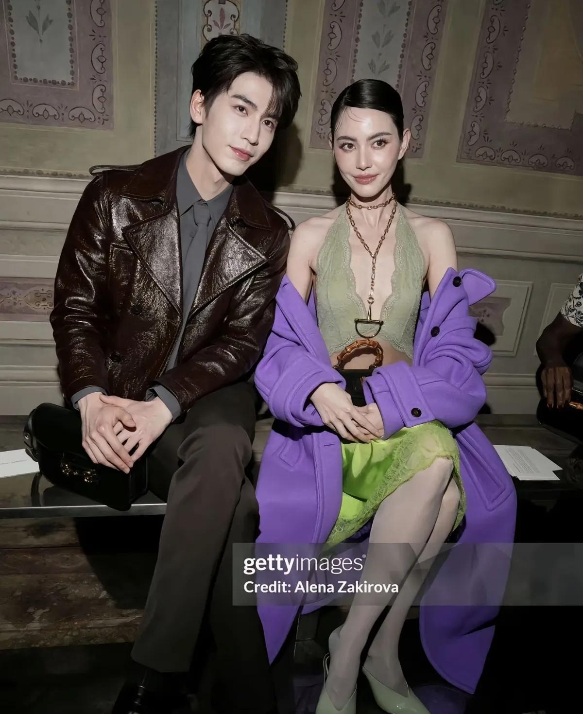 mai真的很美泰国顶流不是开玩笑😘张凌赫帅的太夸张了，两个人对我眼睛很好[