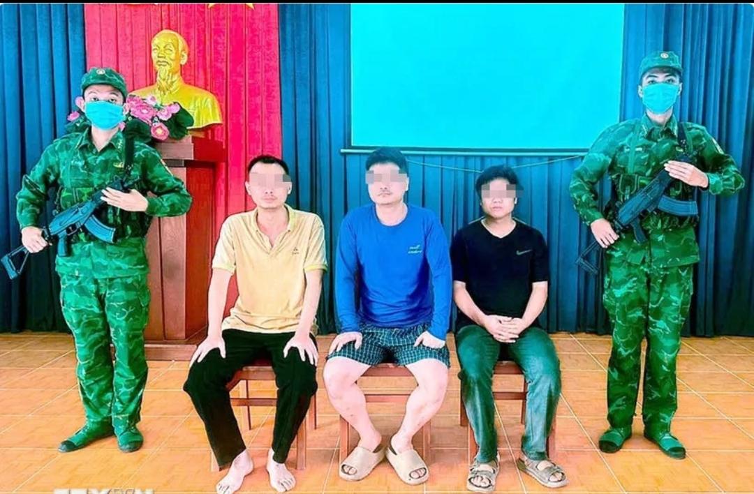 三名中国人逃出魔窟，连夜偷渡到越南后落网，三名中国籍人员均供认，他们从中国前往柬