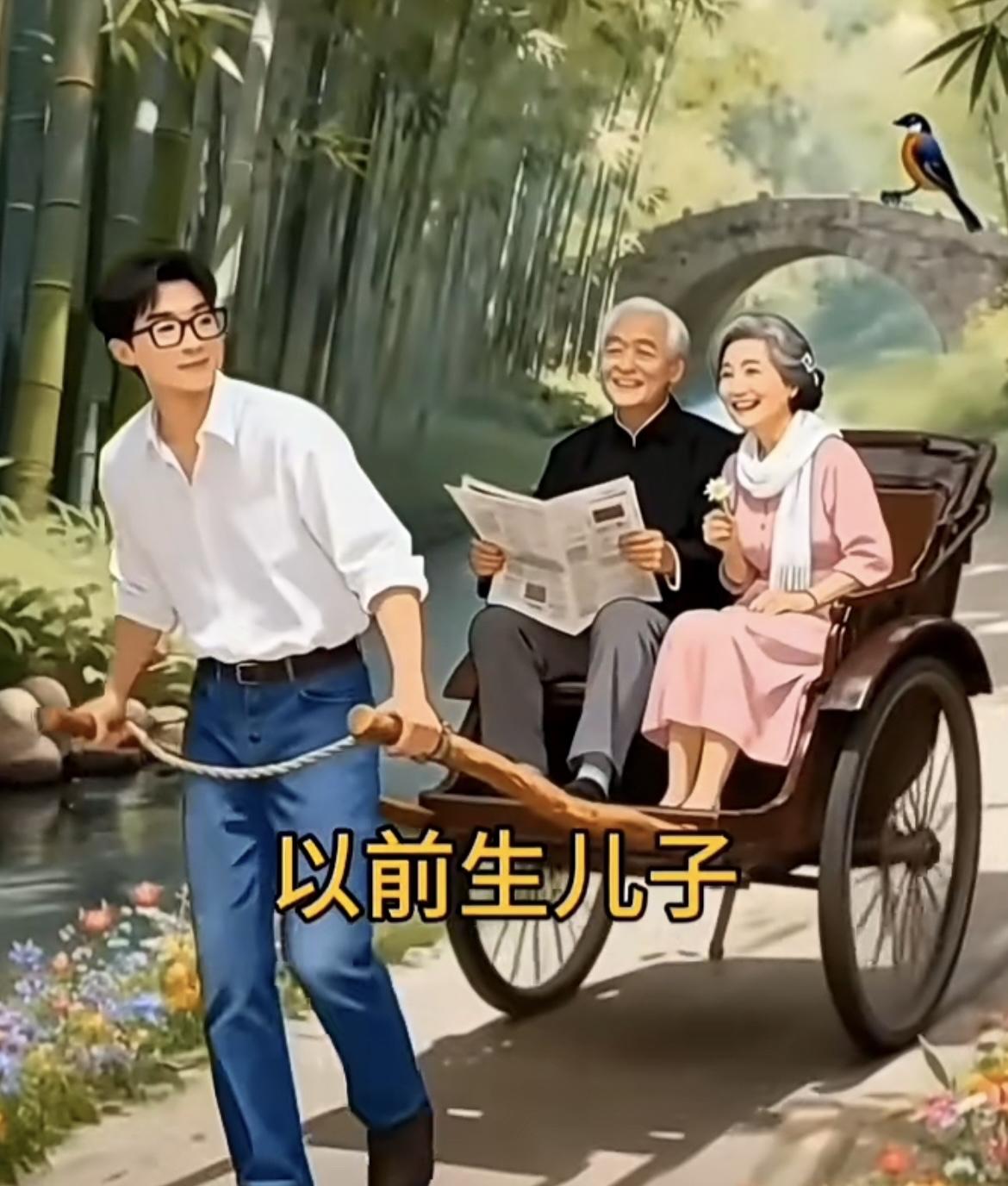 “以前生儿子跟现在生儿子的差距”[滑稽笑][滑稽笑]