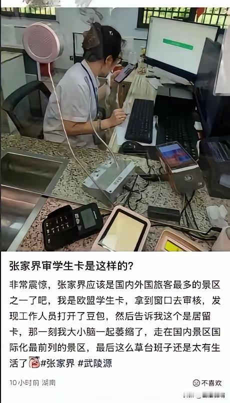 能哭的孩子有奶吃8月上旬，一对匈牙利留学生来到了张家界景区，根据学生优惠政