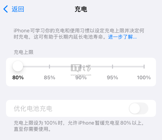 第 2 个：iPhone15Pro系列引入5种充电上限