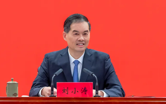 刘小涛任江苏省副省长, 代理省长职务