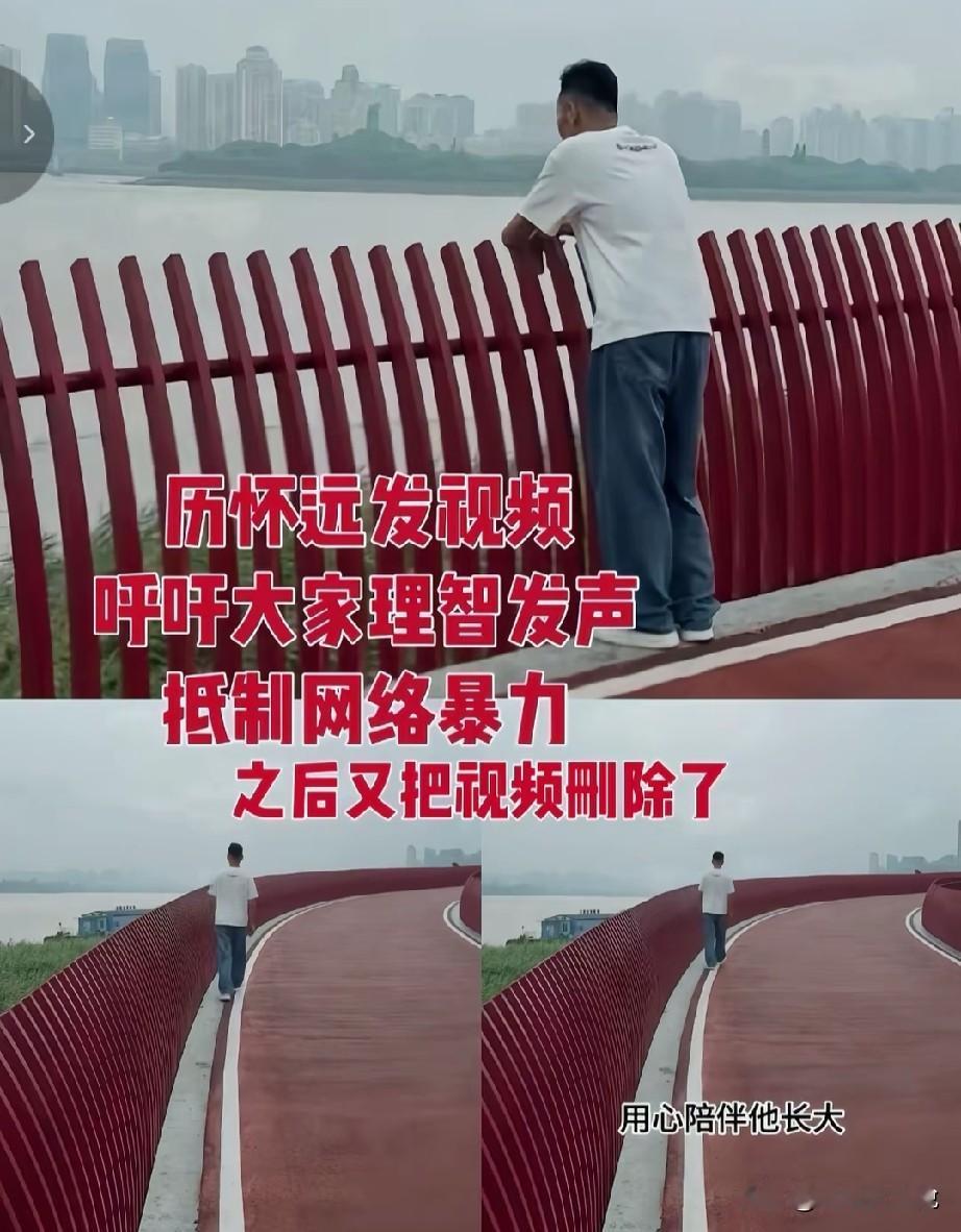 厉怀远发视频呼吁大家理智发声，抵制网络暴力，之后又把视频删了。昨天厉怀远更新