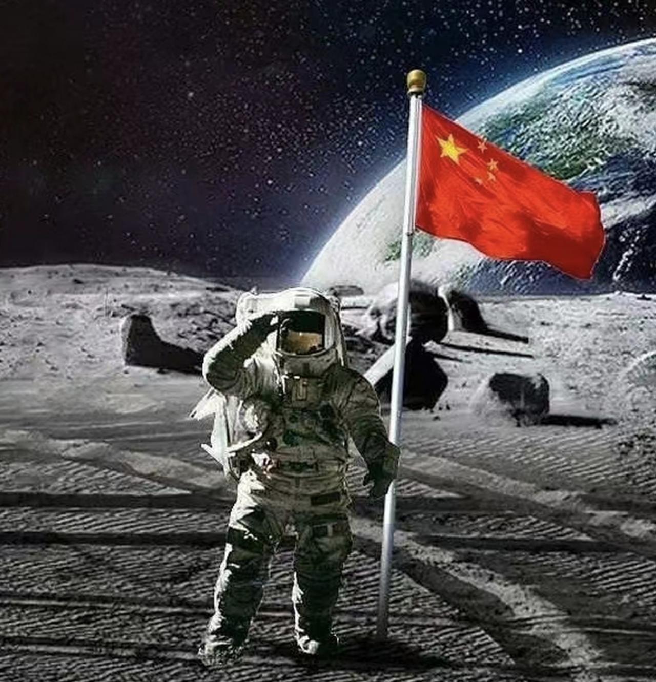 家人们，中国又在月球“留名”了！🌕这回不是“广寒宫”，而是一块44克的小陨石