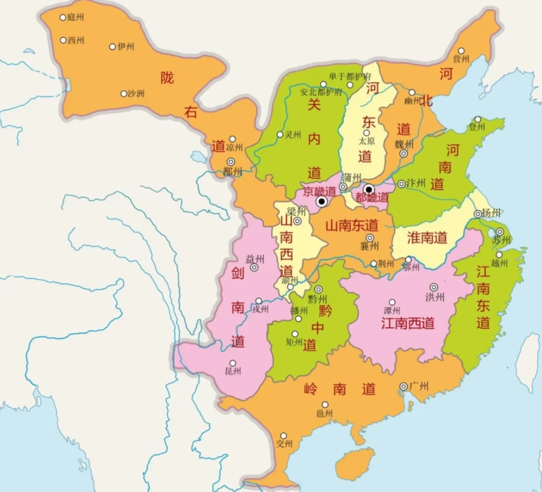 在唐朝，现在的山东就是河南