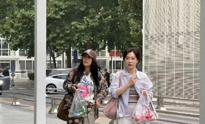陈数那英在大街上被偶遇，两人反差感拉满，花少7这对炸了！