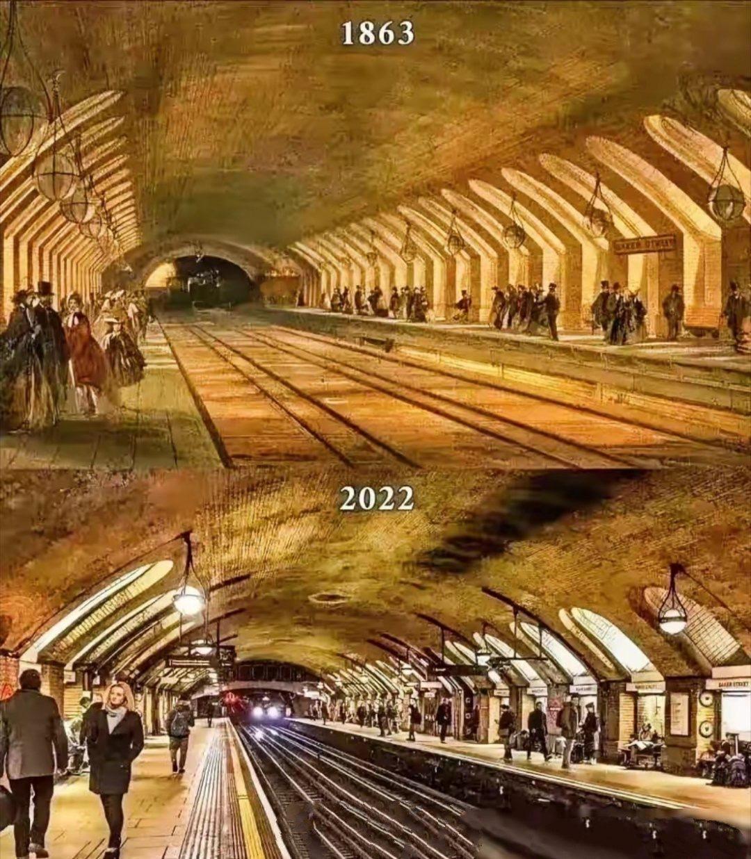 英国地铁用160年不变样，感觉跟我们生活的不是同一个世界。说的好听点，这叫传