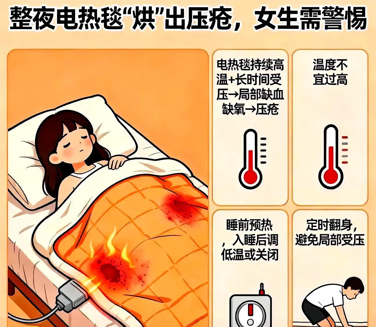 21岁的杭州女大学生，几颗安眠药，一条电热毯，硬生生把自己睡成了“四期压疮”。