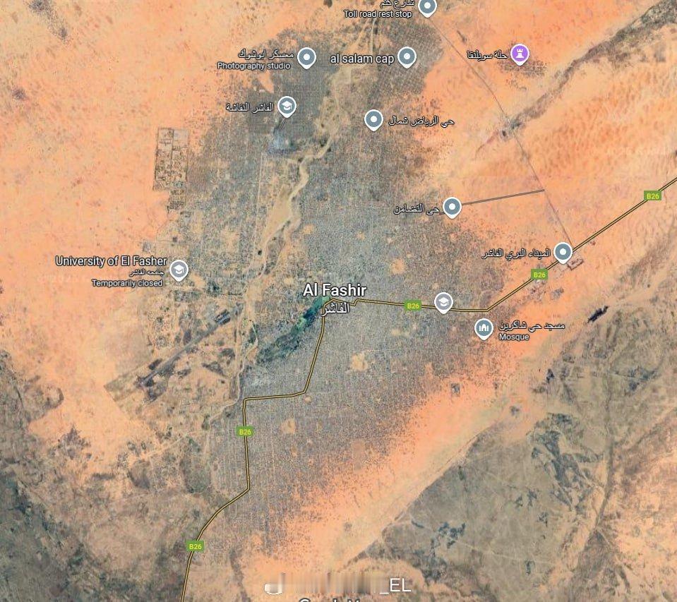 经过长达两年半的围攻,苏丹南部法希尔市今天即10月28日已基本被叛军“快速支援部