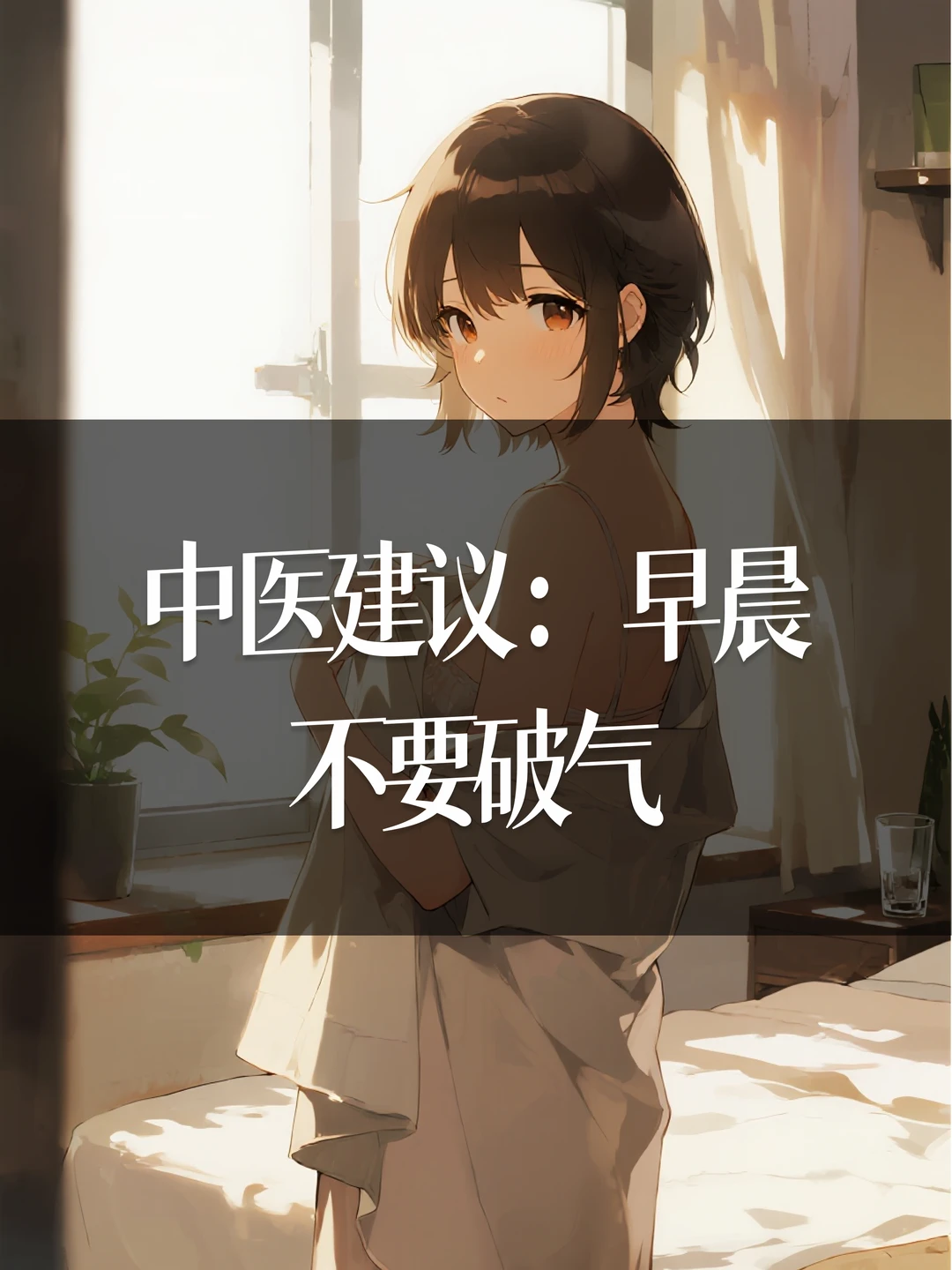 中医建议：早晨不要破气