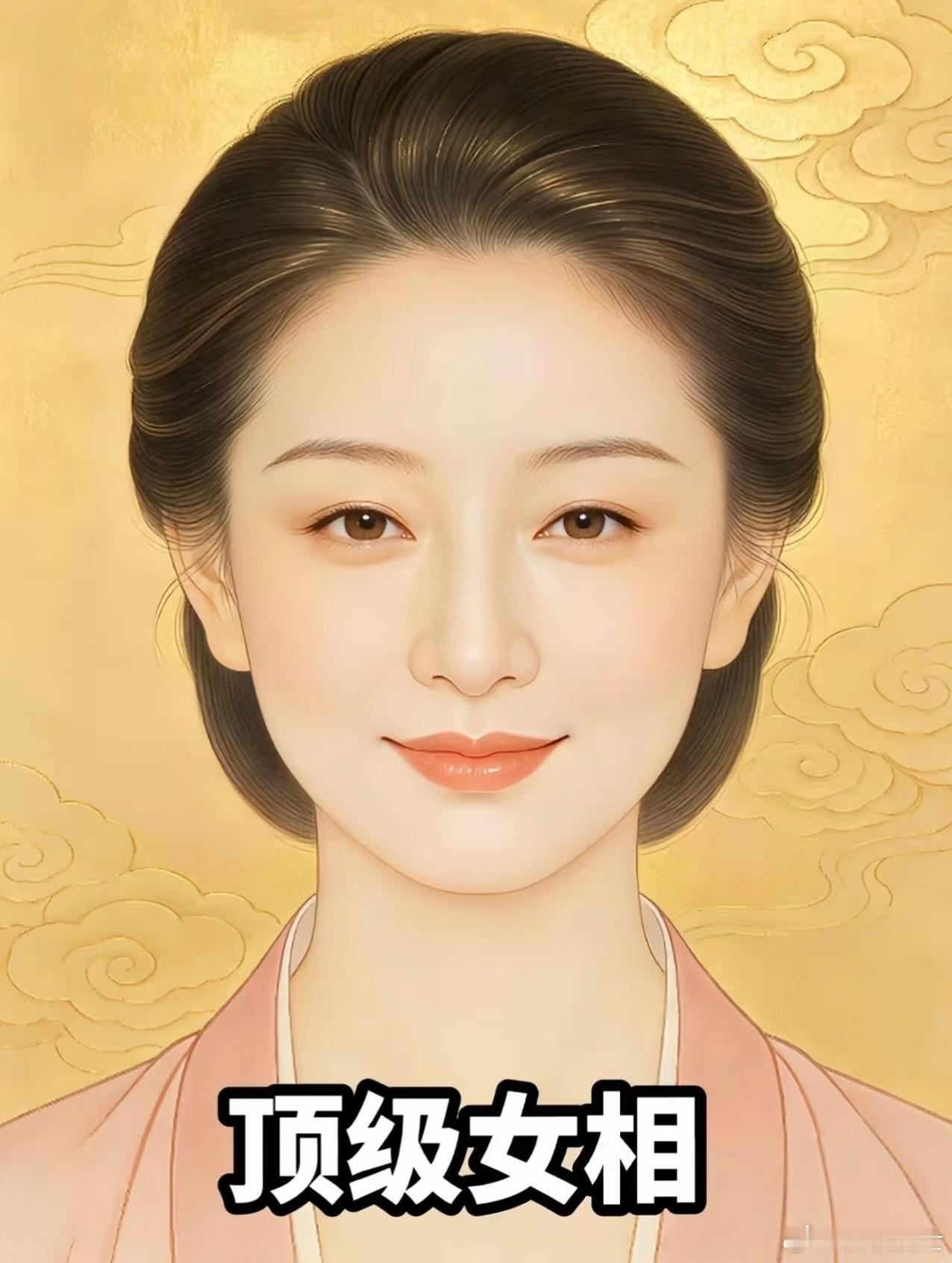 人有贵相，一看便知1. 眉眼带笑+眼尾圆润：这是慈眉善目的福相，为人温和有亲和力
