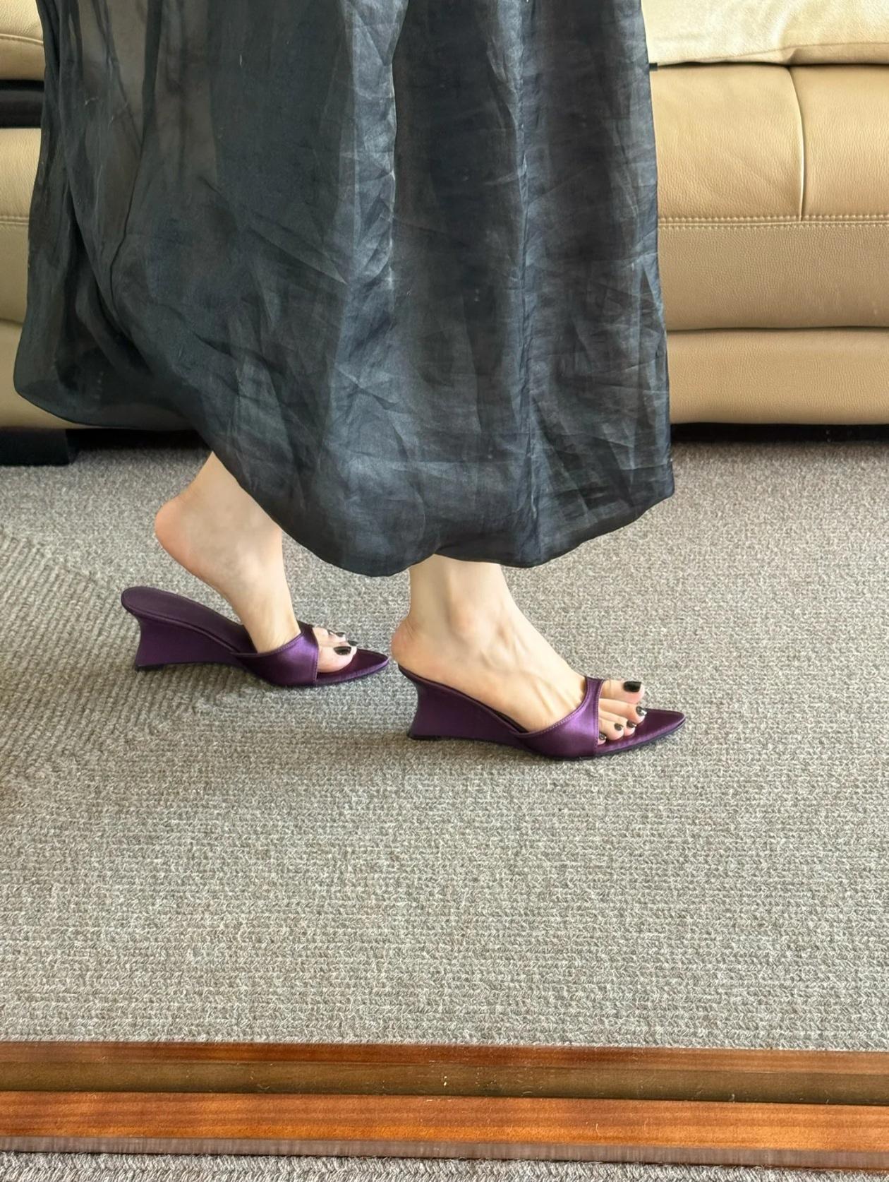 晒图笔记大赛人间绝绝紫美甲