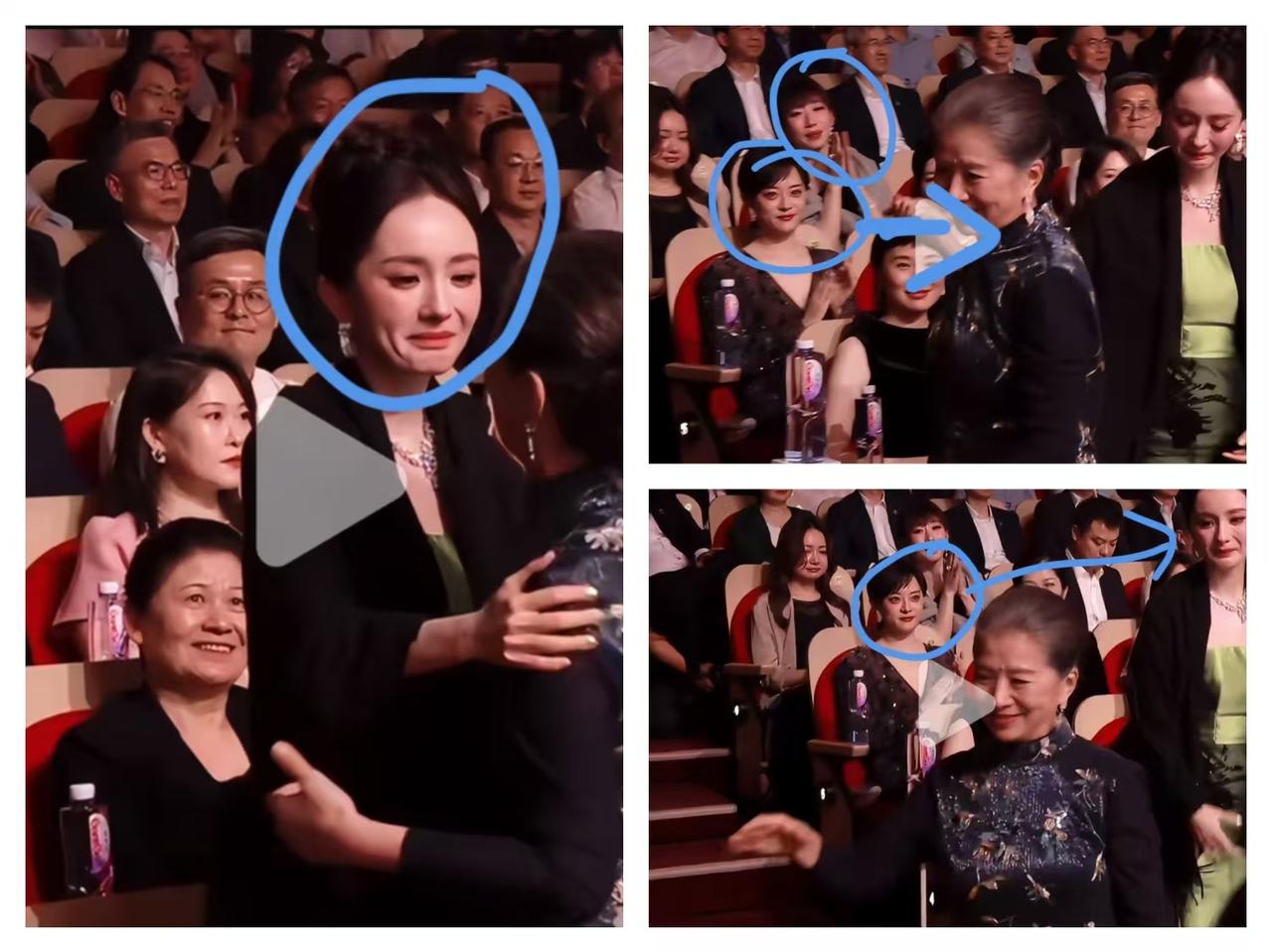 我宣布，当迟蓬被宣布当选最佳女配角时，杨幂和孙俪贡献了她们演艺生涯里，