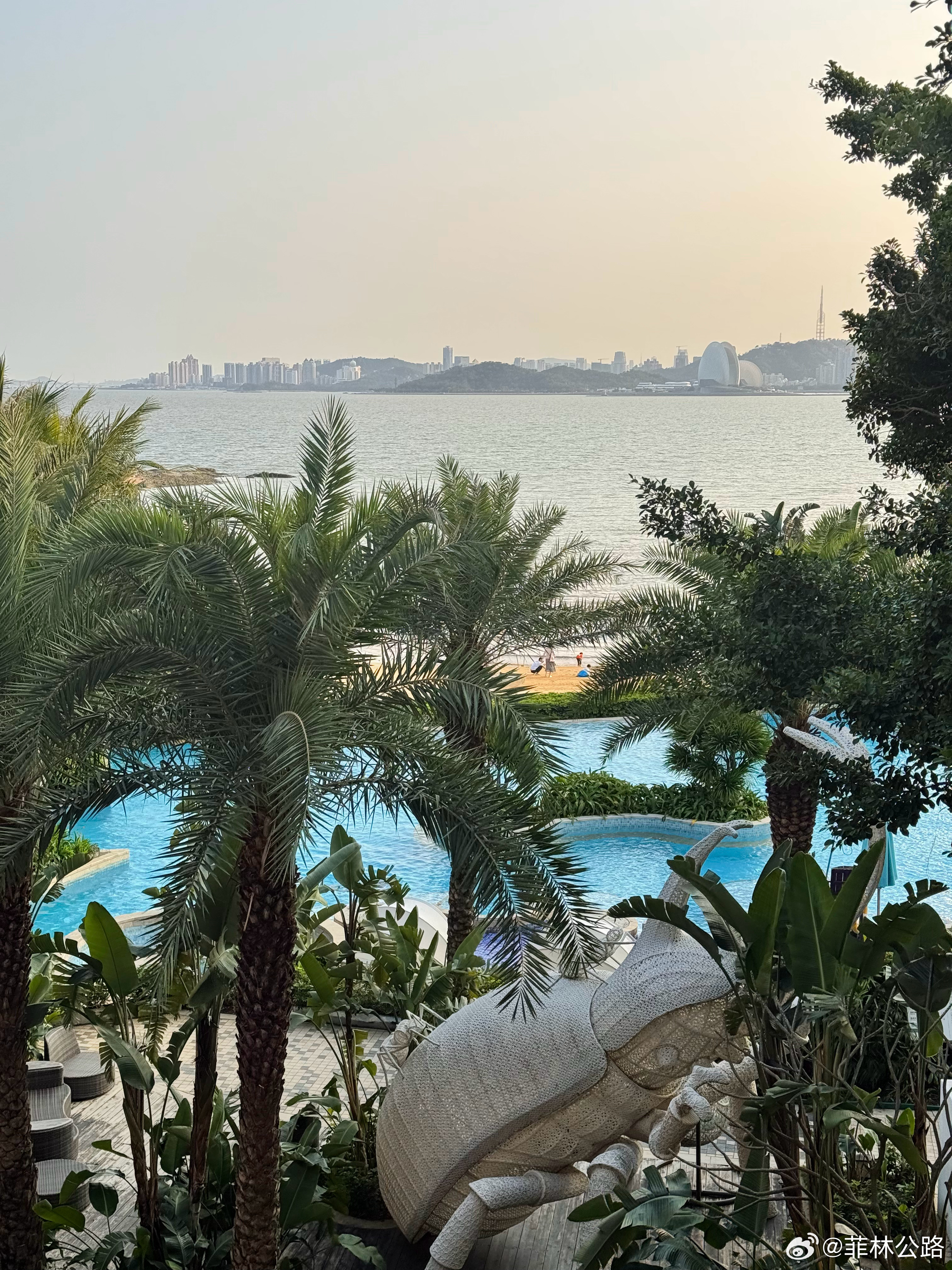 很久没来海边了，看看海心情会很好珠海·珠海凤凰湾悦椿酒店