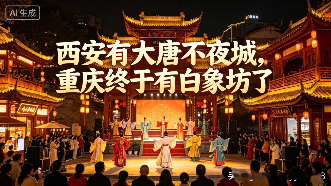 盼了这么久，重庆终于要迎来自己的“大唐不夜城”了！之前去西安逛过大唐不夜城