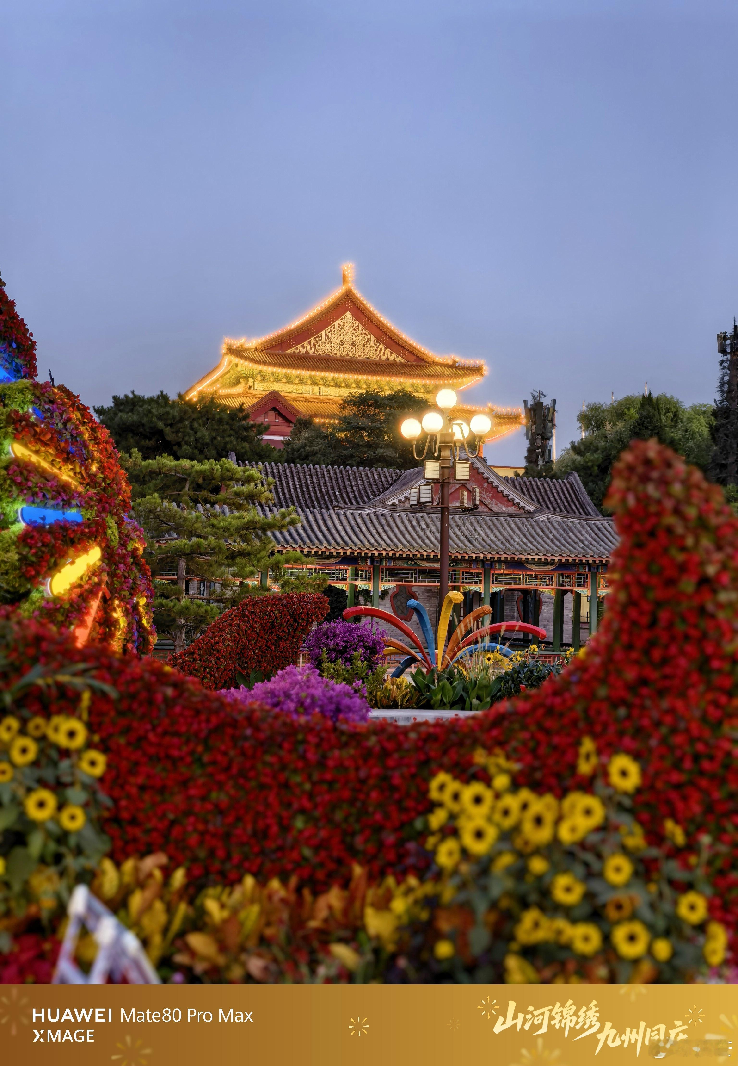花开正好，月色温柔。在中山公园，提前感受双节的喜悦。摄影北京你好​​​