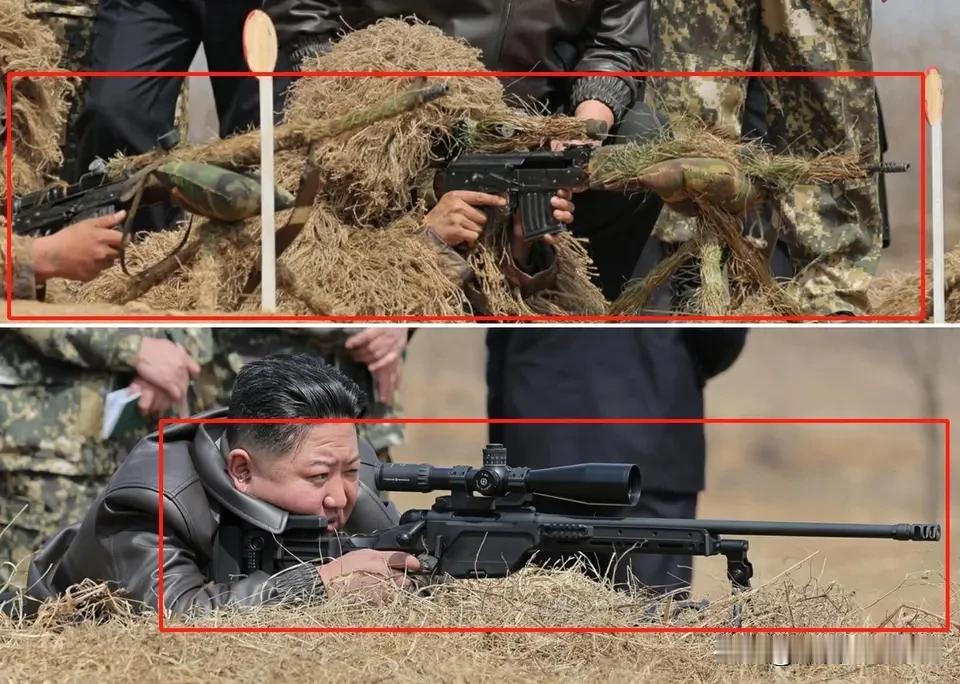 朝鲜新一代狙击步枪在阅兵中亮相，据朝鲜媒体公众号介绍，此次阅兵狙击手方阵，拿的是