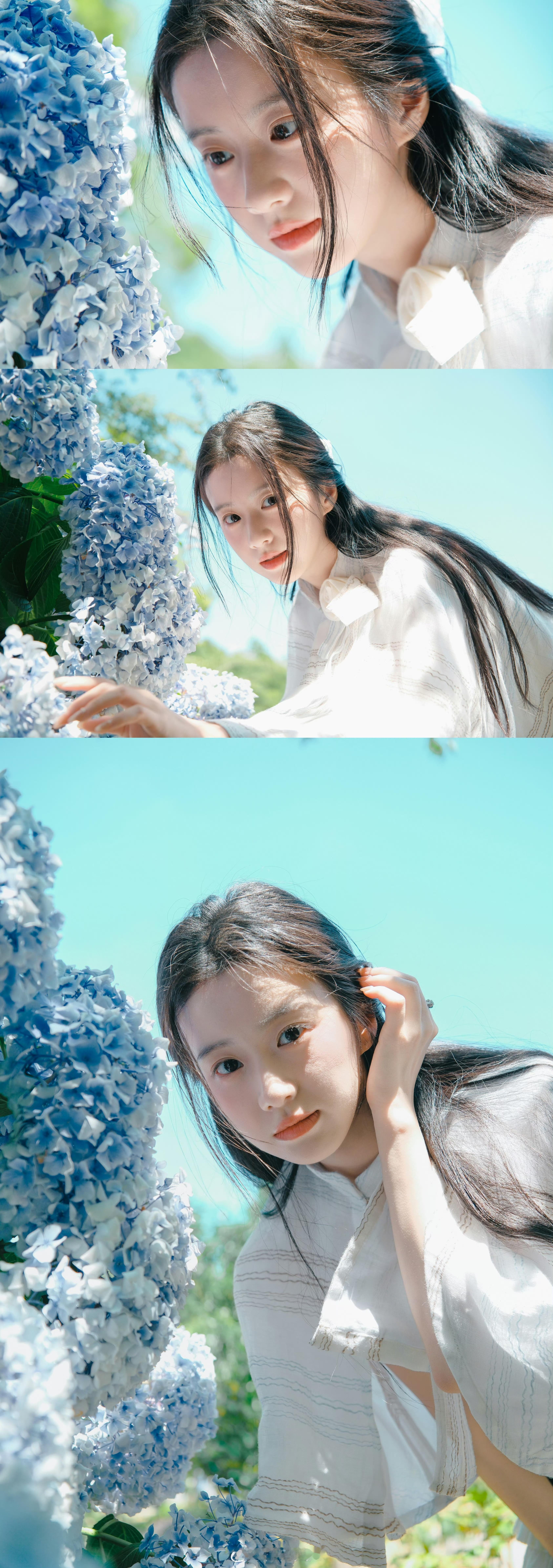 无尽之夏·绣球花[抱抱]出镜🧚‍♀️摄影：包