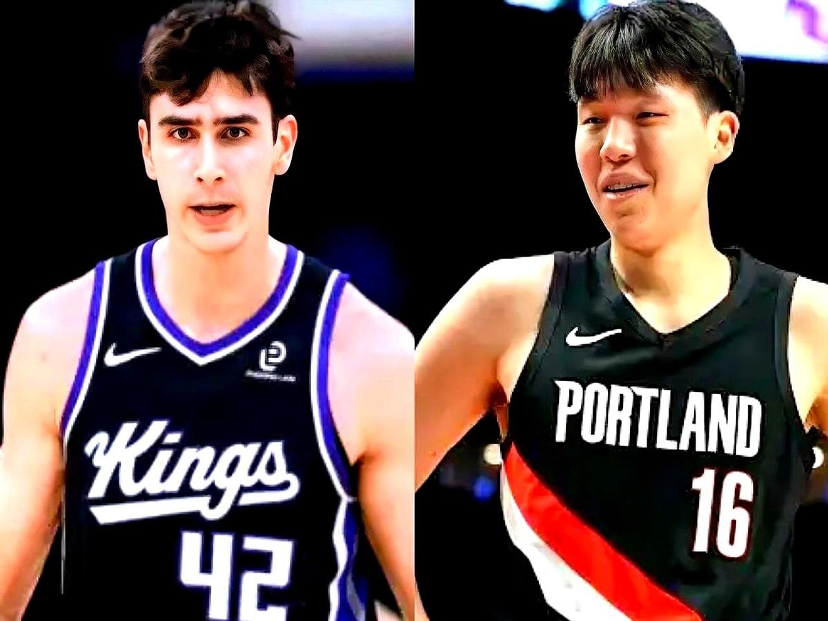 一个首轮秀，一个二轮秀，俩人身高一样，差距怎么这么大？！中国球员杨瀚森，首轮