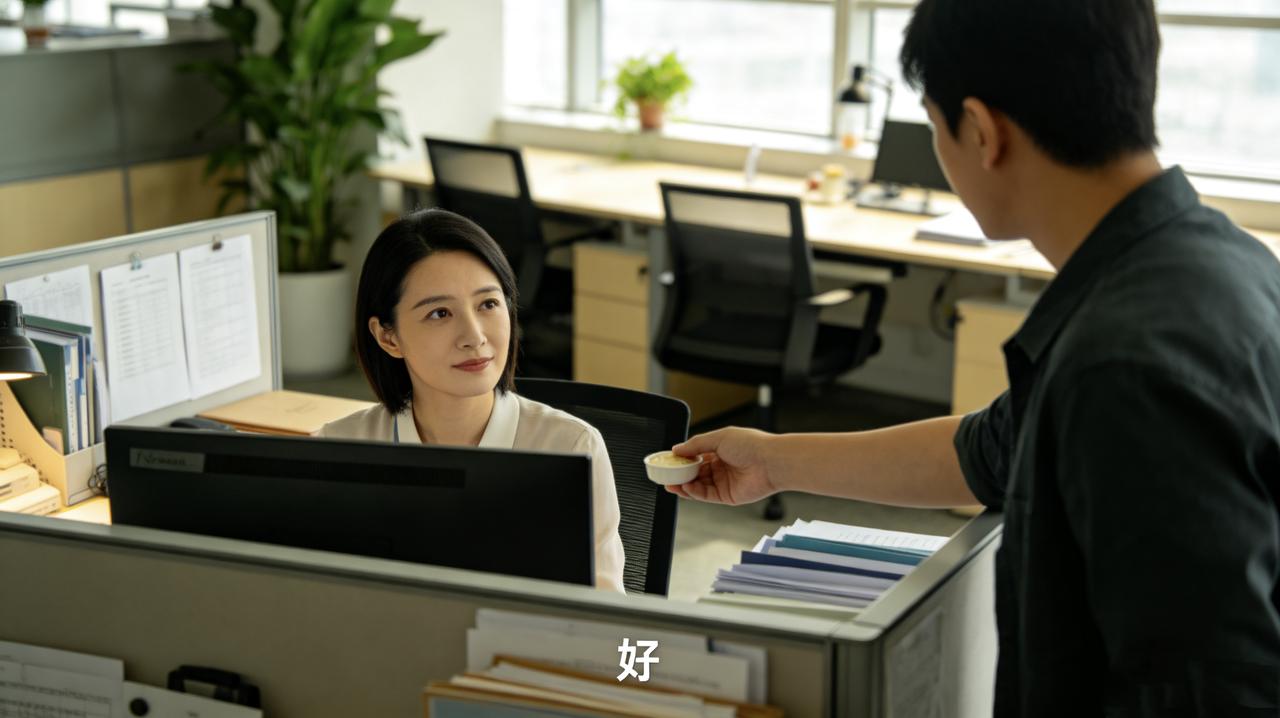 公司有个做行政的王姐。平时话不多，谁找她要东西，她都说“好”“行”“马上办”。