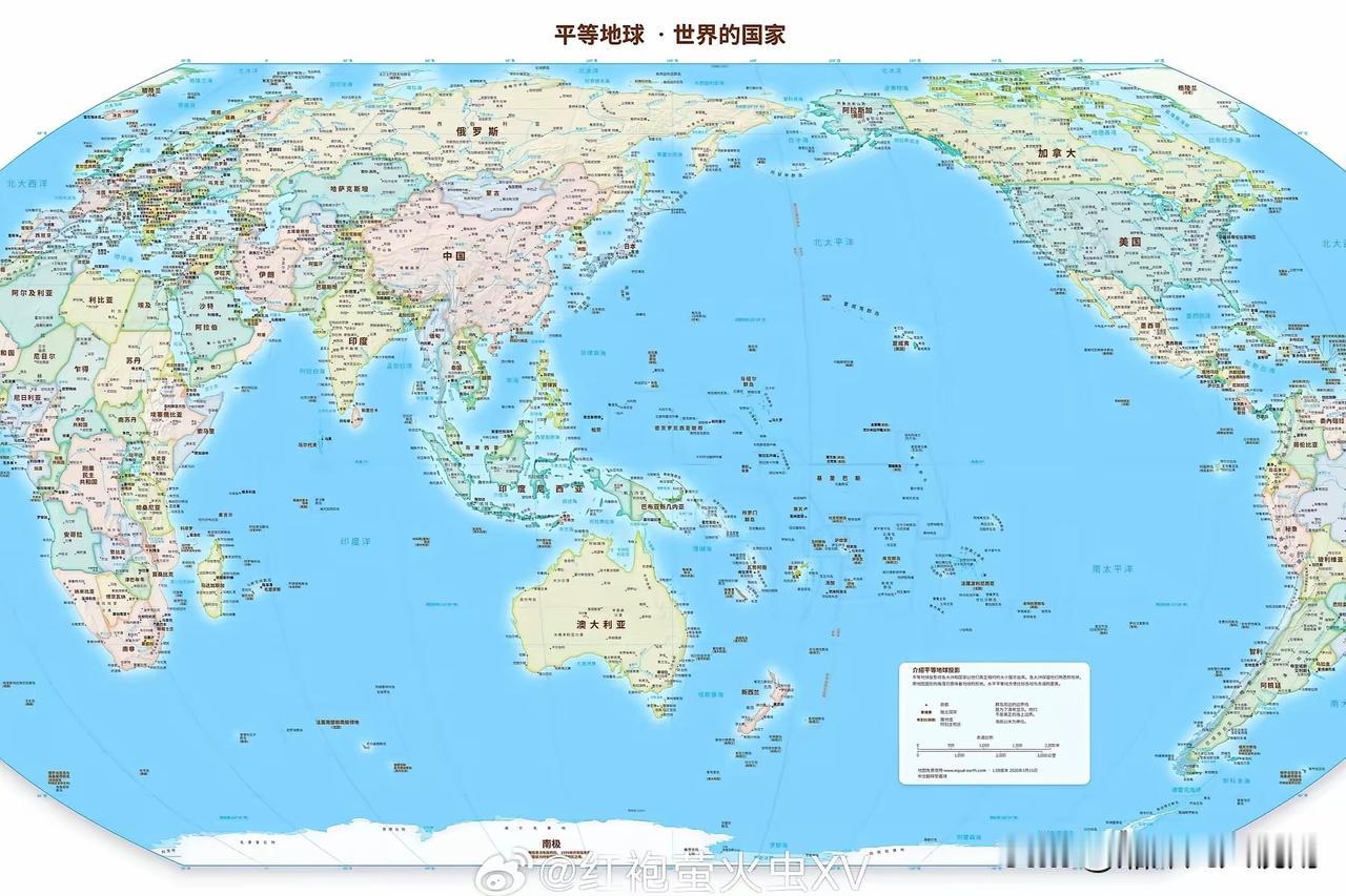 平等地球问世，谁是最大的“受害者。笔者认为不是欧洲，也不是格陵兰，而是东亚的大