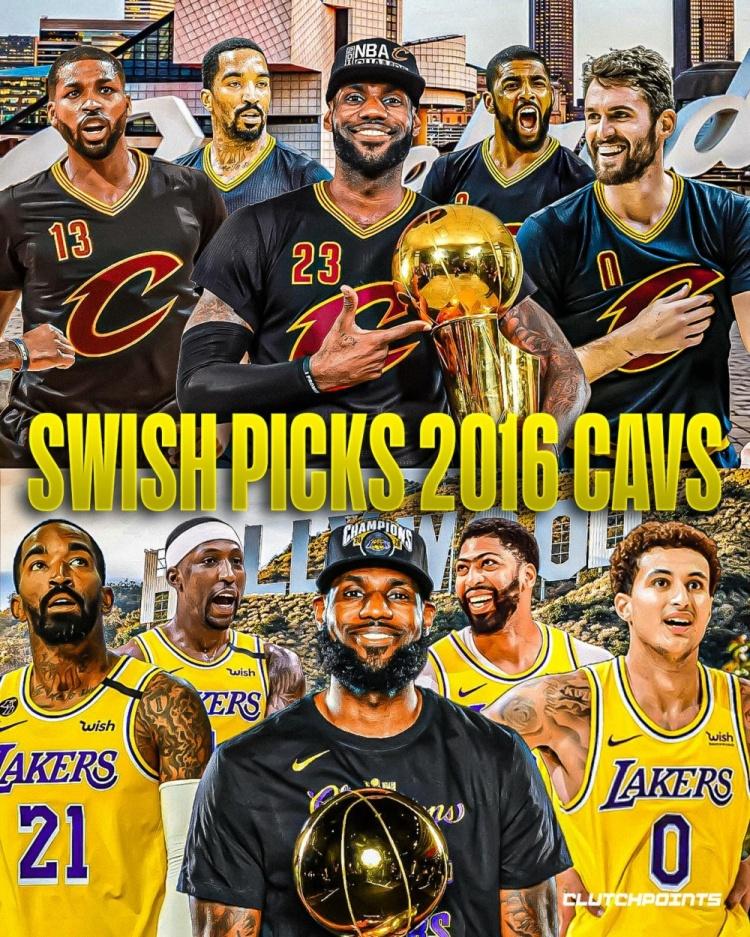 16骑士VS20湖人，JR史密斯坦言：“2016骑士赢，这甚至没有可比性。”