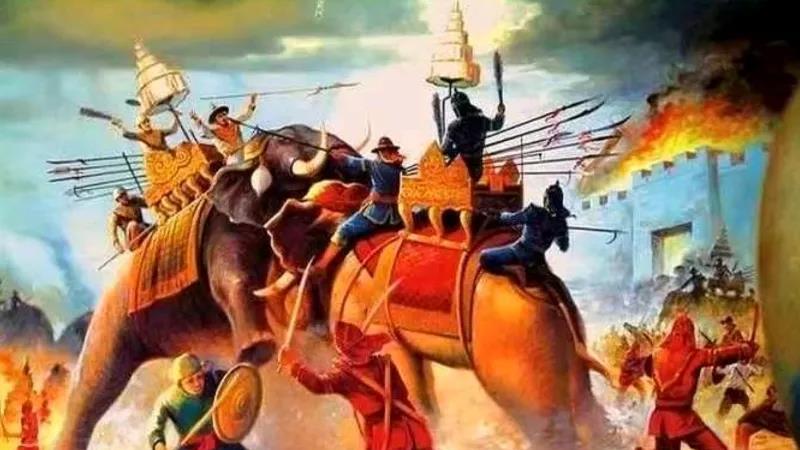 1767年，800八旗铁骑列阵，与3万装备精良的缅甸兵交战，800八旗精锐全部阵