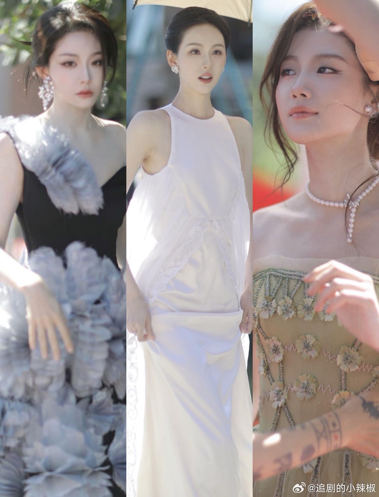 陈都灵、卢昱晓、喻言活动生图造型，如何评价？​​​