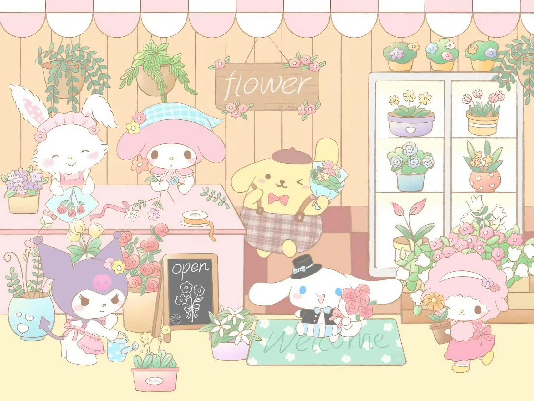 𝗦𝗛𝗔𝗥𝗘：卡通｜可爱｜三丽鸥｜helloKitty｜iPad壁纸