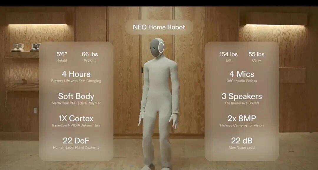 人形机器人即将走进家。“家务”功能让用户可以向NEO指定一系列任务,并设定完