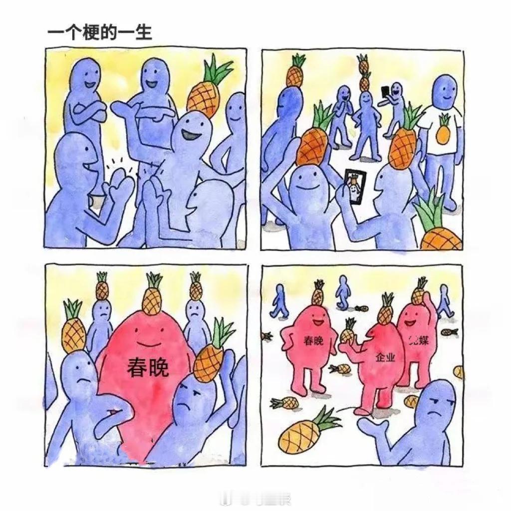 一个梗从发明到被抛弃的一生。预测今年哈基米和康熙洪承畴的梗可能要上春晚…[笑cr