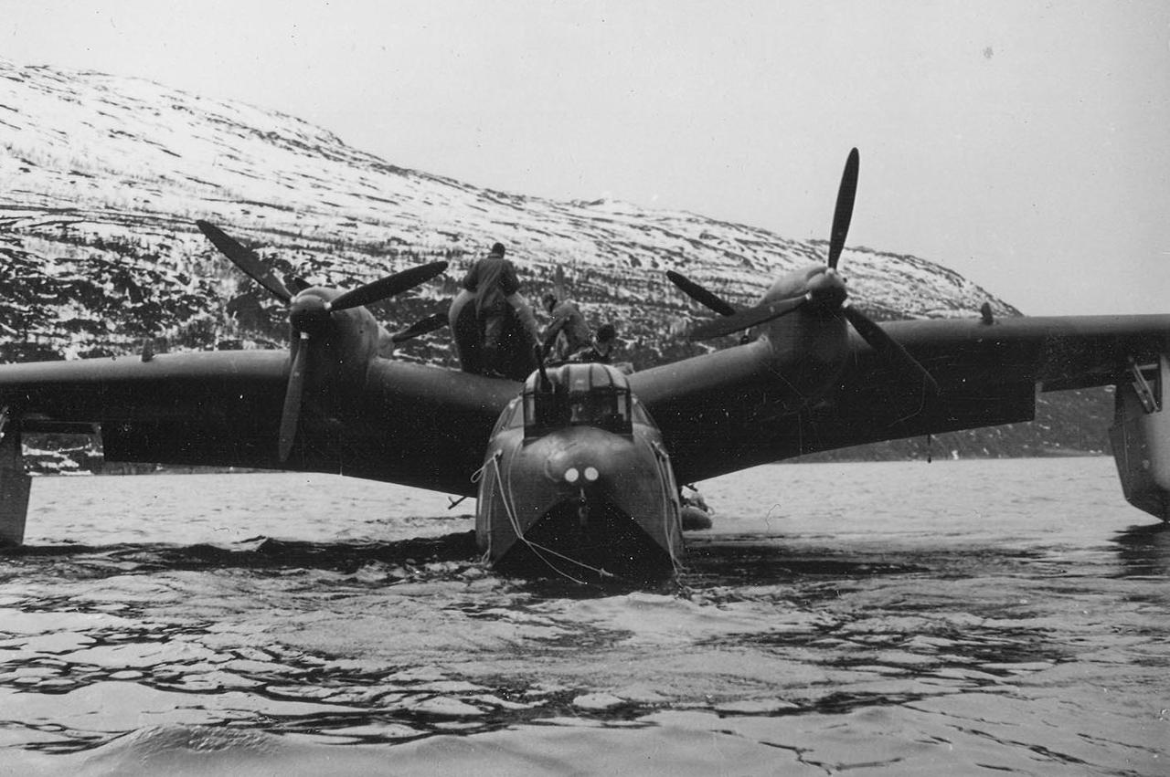 1940年,德国空军第108特种运输大队的一架道尼尔Do-26V4型水上飞机的机