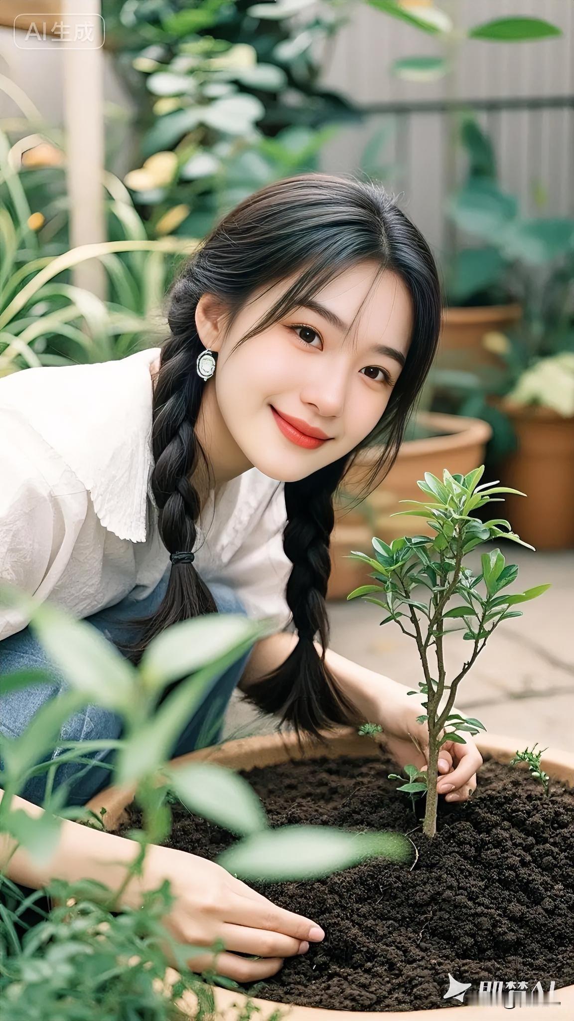 就像种下这棵小树苗，生活里的美好也需要用心去栽培生活中的小美好豆包即梦