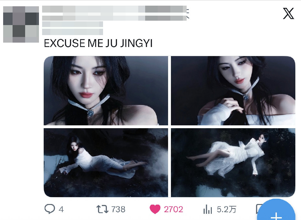 鞠婧祎的写真被粉丝搬到外网上也有好多人夸哎，这次营业物料好评多多，露芜衣真的好出