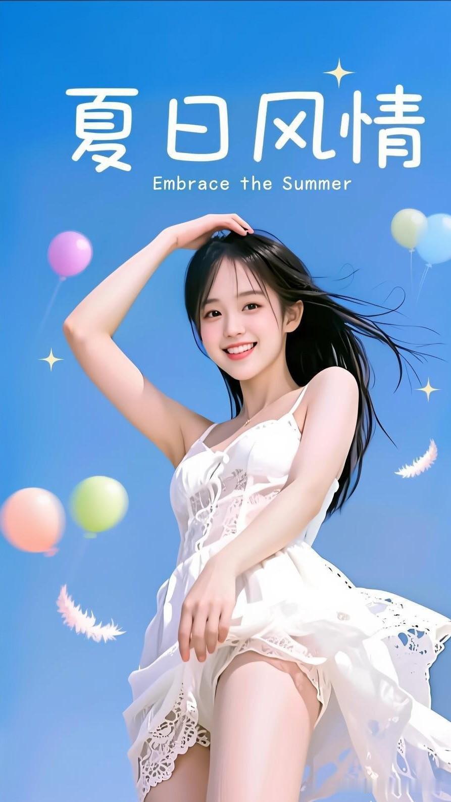 读到“花间少女笑，春风拂面来”这句诗，我的脑海中立刻浮现出一幅绝美画面。阳光下，