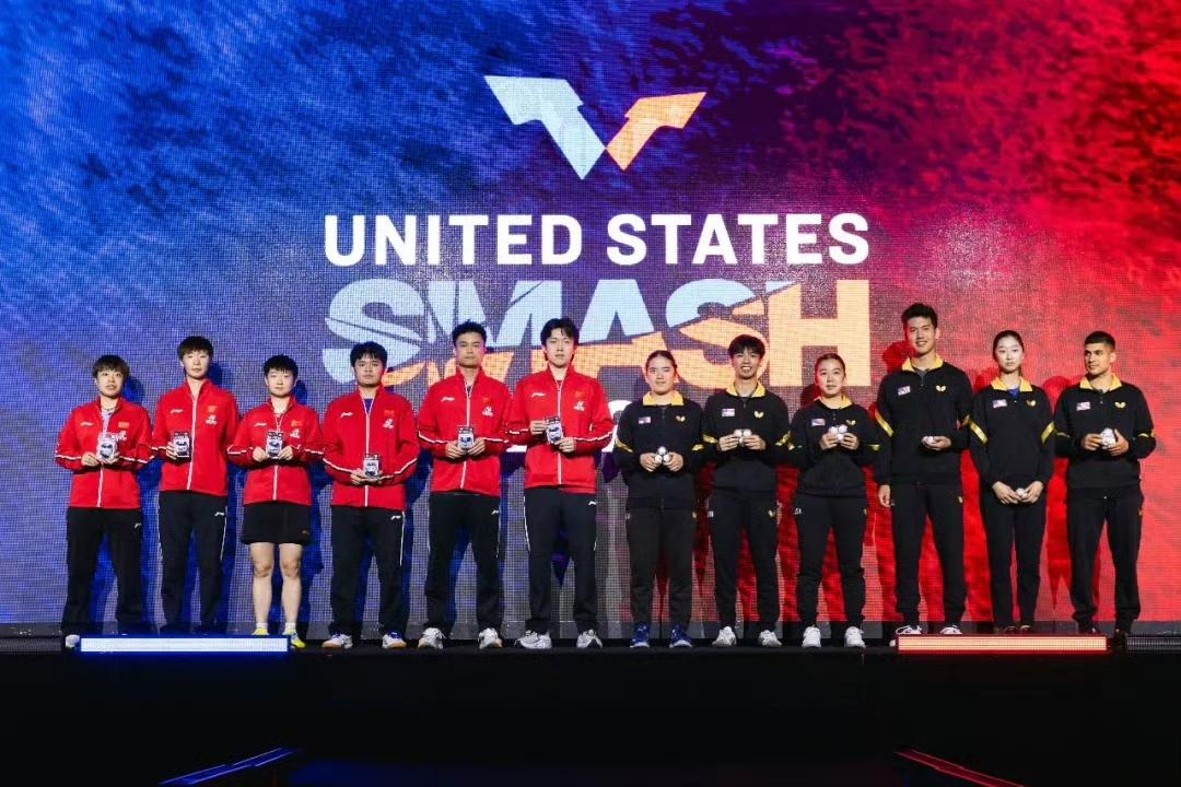 欢乐、练球两不误[大笑]，2026WTT美国大满贯中美乒乓联合训练刚刚结束了[