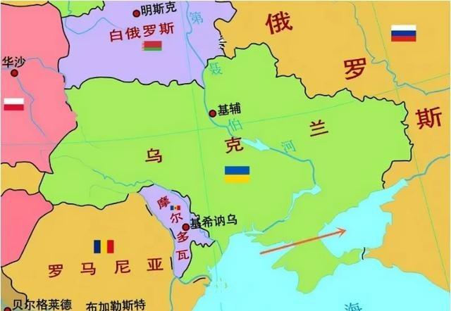 有人问俄罗斯算不算侵略者。其实打开地图仔细看就会发现，俄罗斯在乌克兰占的